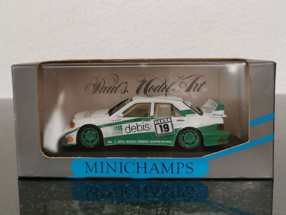 Mercedes 190 E Evo 1 DTM – Minichamps 1:43 – Snobeck/Asch (1990, Neuve)