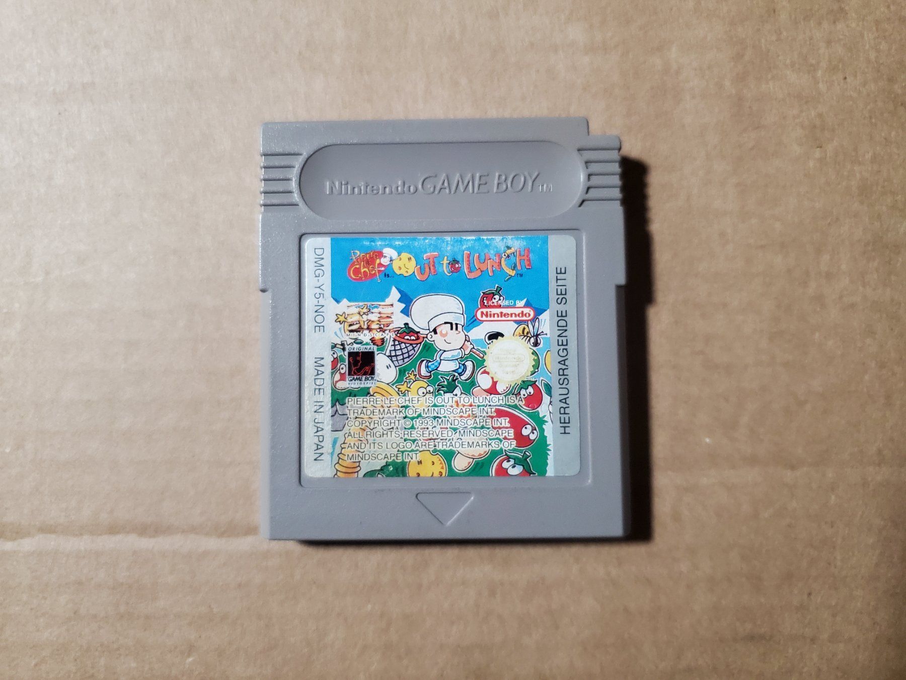 Nintendo Giochi: Pierre le Chef is Out to Lunch GameBoy – Usato da Sion venduto da Audrey2780
