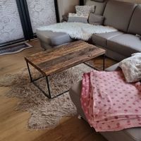 Klubtisch aus Holz Rustikal