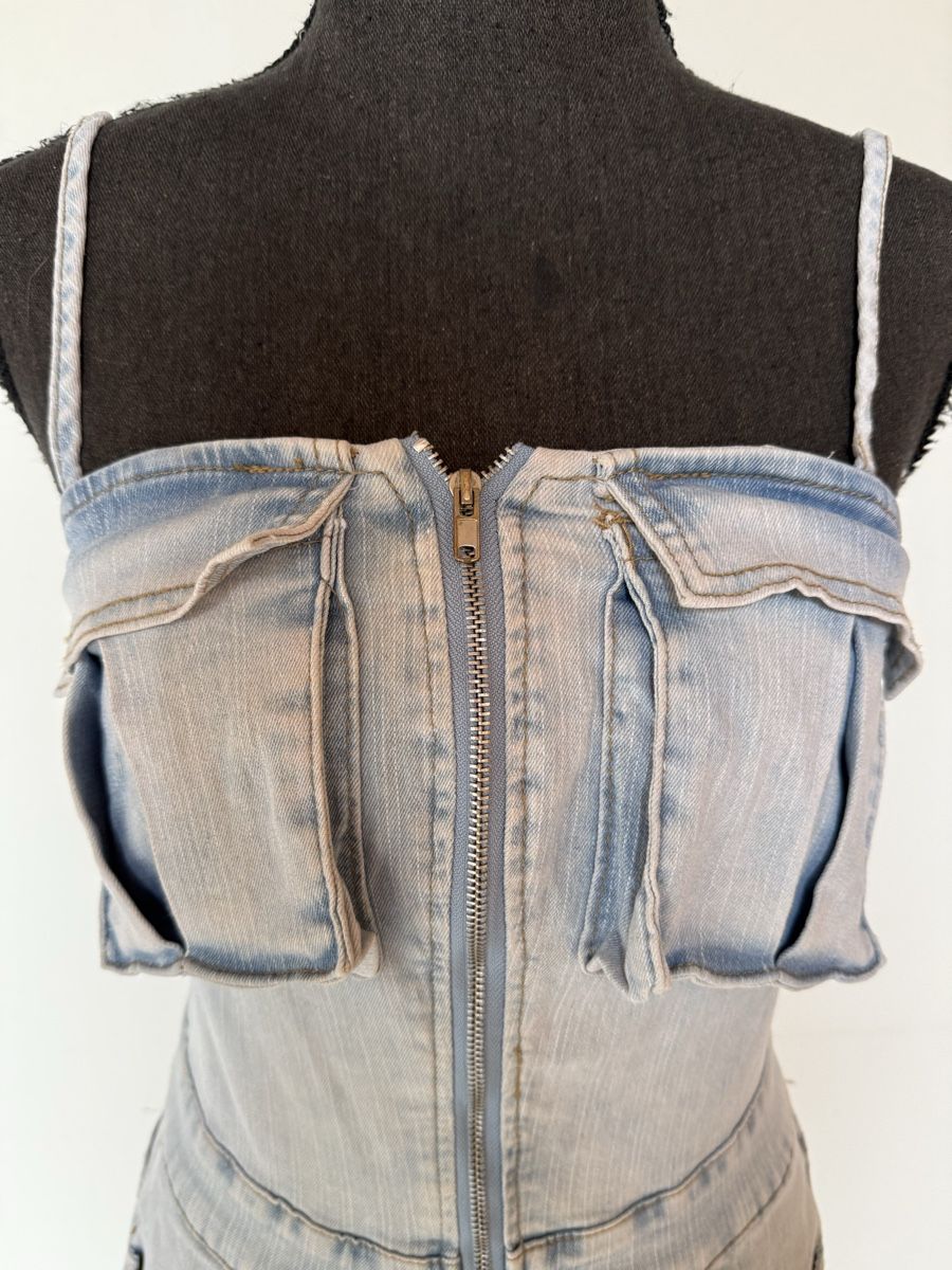 Shein Vestiti: Elastisches Jeans Minikleid – Nuovo (secondo la descrizione) da Sigriswil venduto da ck56 3