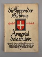Vintage Sammelalbum Wappen der Schweiz - Kaffee Hag - Heft