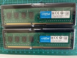 Crucial RAM, 8GB (2x4GB), DDR3L-1600 1.35V CL11
