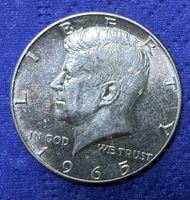 USA ½ Dollar 1965 Silber 0.400 Kennedy