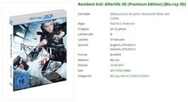 Resident Evil: Afterlife 3D (Premium Edition) [Blu-ray 3D]