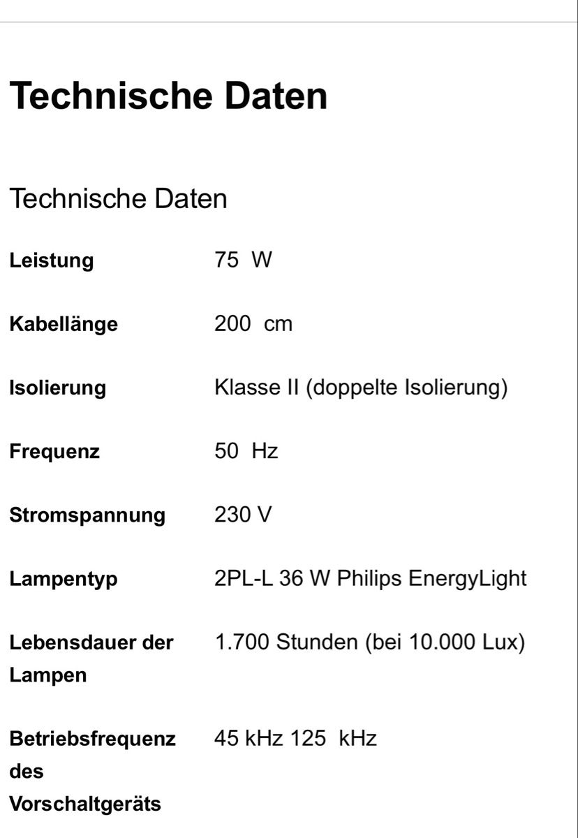 Philips Lampade: Philips Energy Light HF3319 - Gegen Winterblues! – Usato da Baden venduto da Sandra148 2