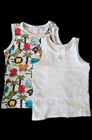 H&M Unterleibli Tops 2er Set Gr. 86 - Super Zustand!