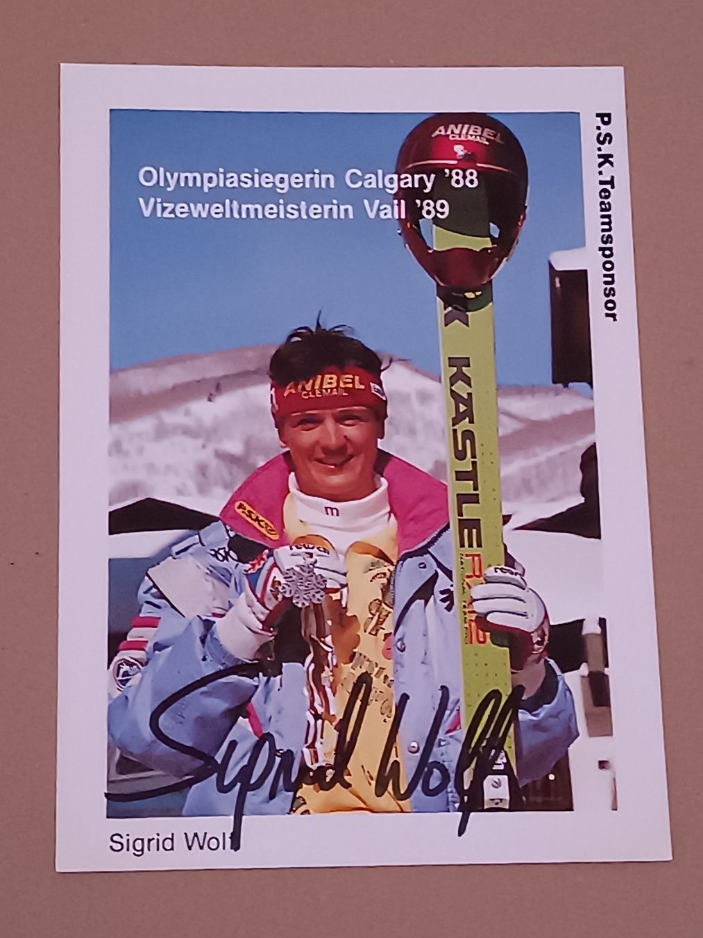 Autographes: Sigrid Wolf - Olympiasiegerin – D'occasion à Menziken par Autogramme