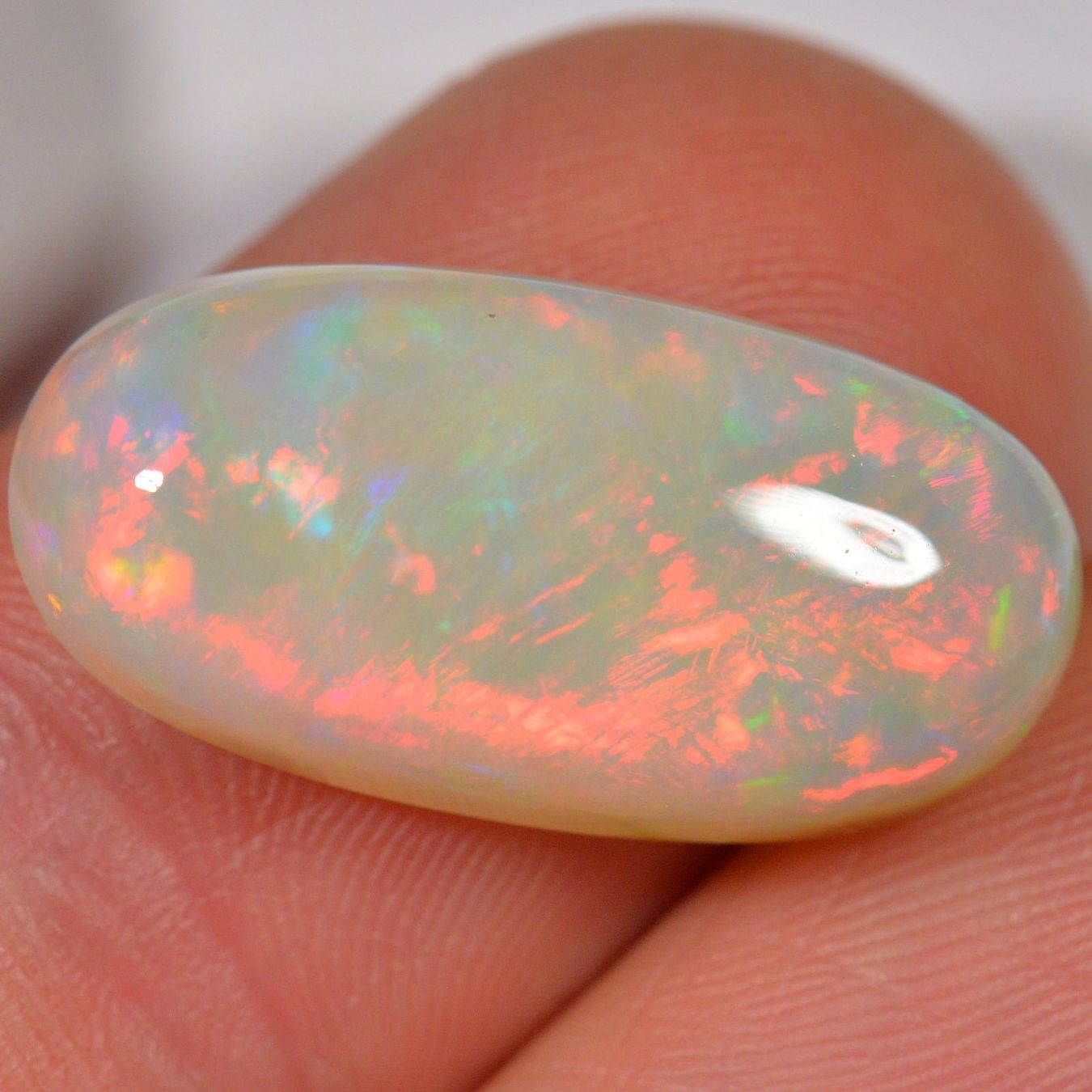 Edelsteine: 10.6 Karat - Rot - Äthiopischer Welo Opal – Neu (gemäss Beschreibung) aus Rüti ZH von DeinOpal 3