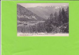 Vue générale de Champex et le Combin
