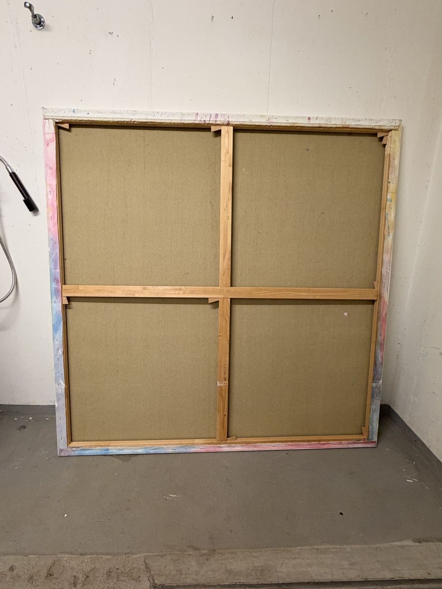 Cornici: 2 Leinwände 153x153x4 cm – Usato da Au ZH venduto da parabellum60 1