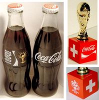 Coca-Cola Flasche FIFA 2006 mit kleinem Pokal