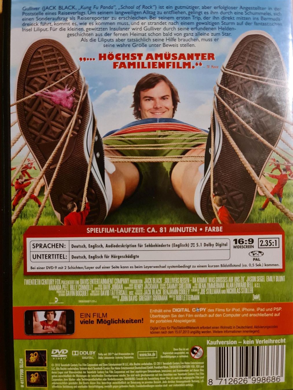Tutti i DVDs: Gullivers Reisen – Usato da Dintikon venduto da Vexi 1