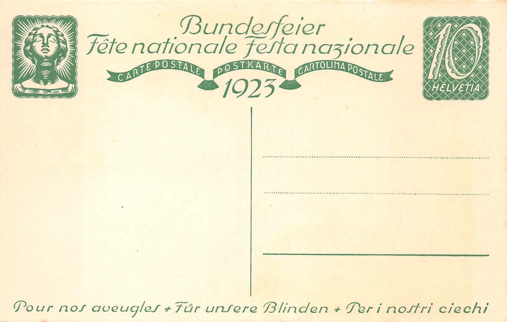 Tous les timbres: BFK, Blinder Greis – D'occasion à Ottikon b.Kemptth. par Neptun1974 1