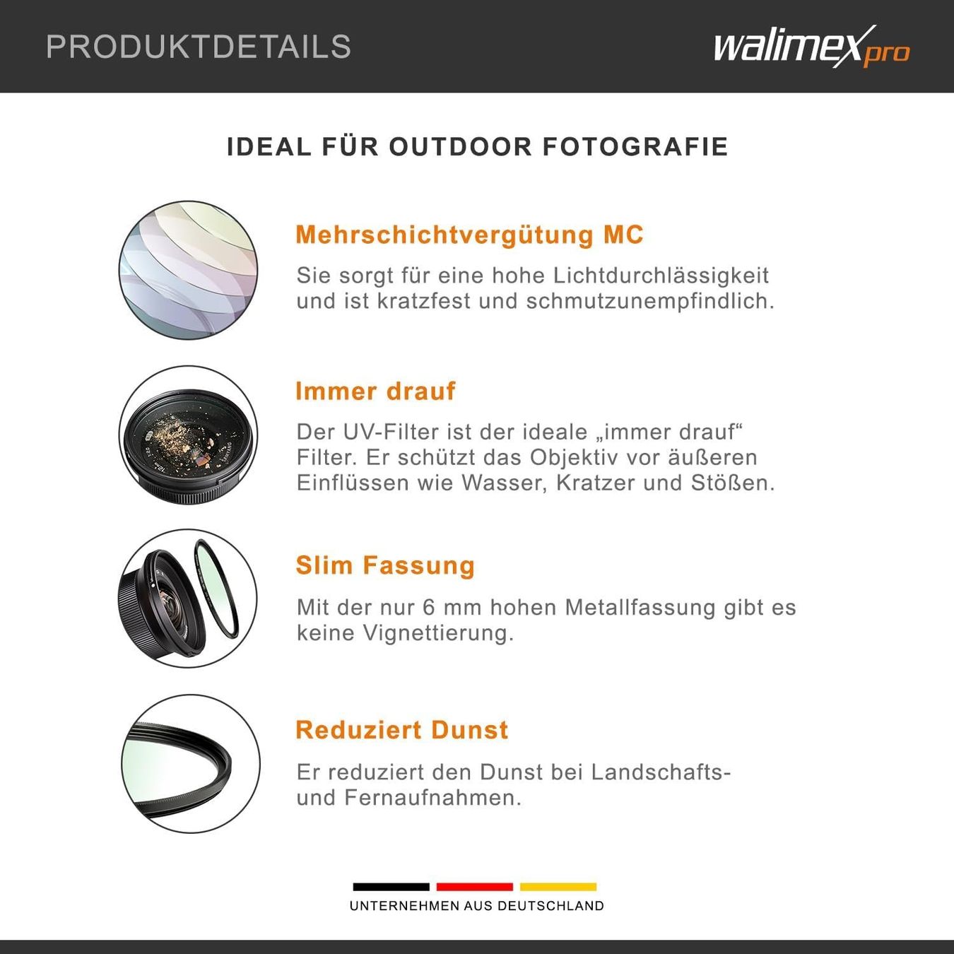Filter: Walimex pro UV-Filter Slim MC 62 mm / Neu - Originalverpackt – Neu und originalverpackt aus Wilchingen von allant2004 2