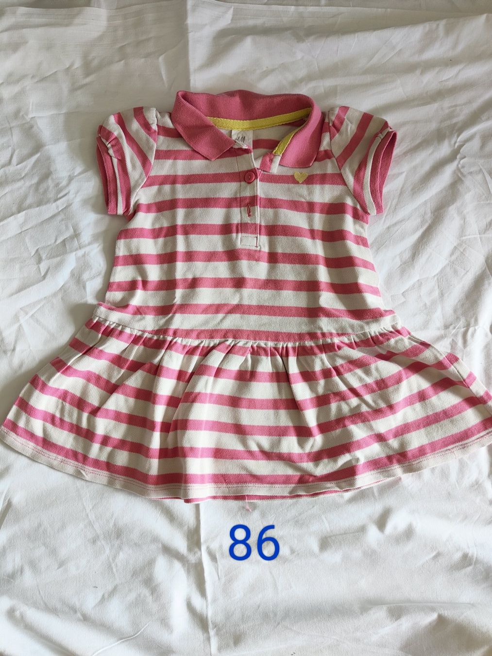 Vestiti & Gonne: Gr. 86 Kleid pink-weiss – Usato da Sursee venduto da lou19