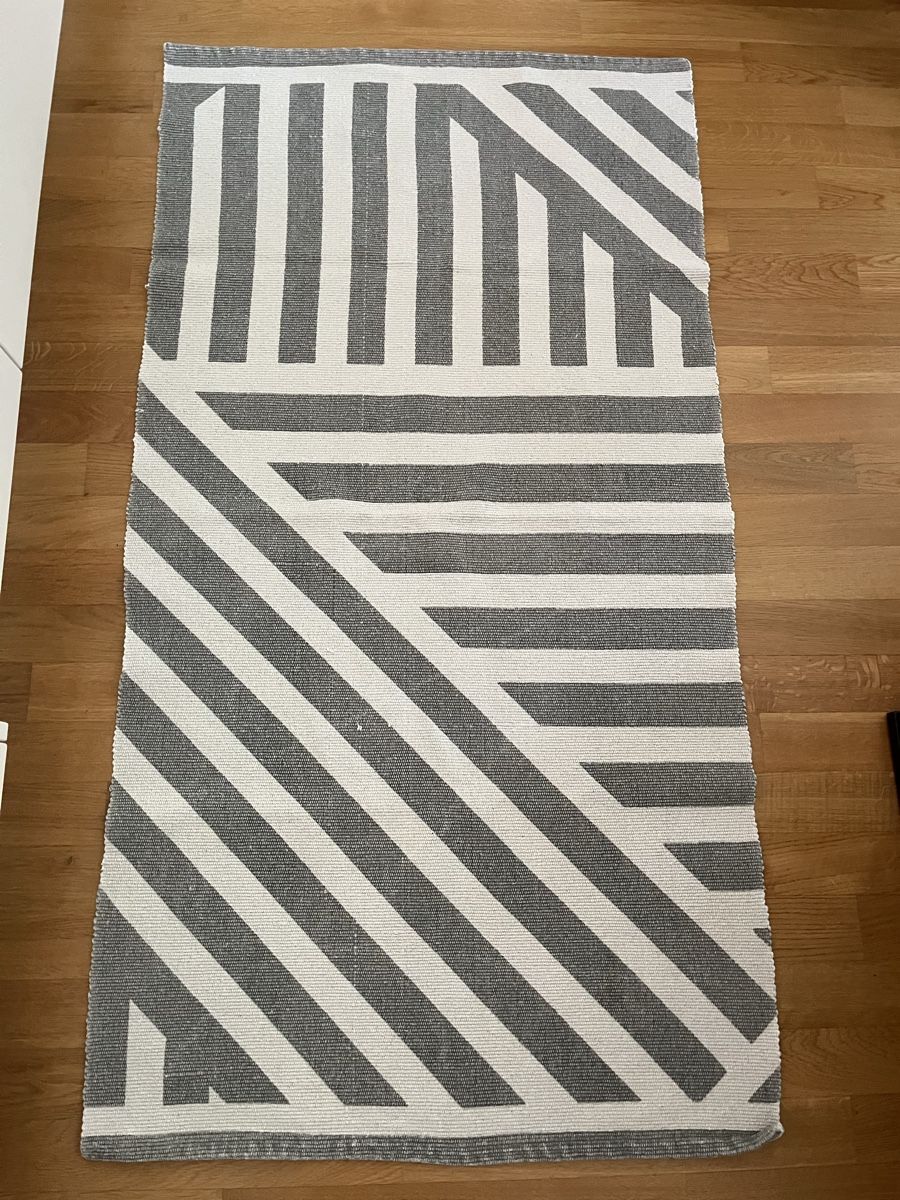 Teppiche: Teppich LIV & BO gestreift Baumwolle 142x76cm – Gebraucht aus Baden von zi_ai