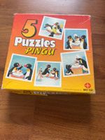 Pingu 5 Puzzles Set 12 Teile pro Puzzle