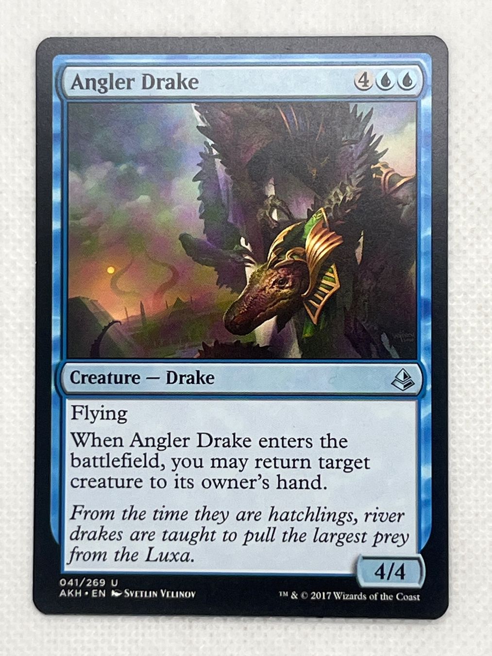 Magic The Gathering Carte collezionabili: MTG Angler Drake AKH 41 Englisch Uncommon – Usato da Hinterkappelen venduto da Kim1992