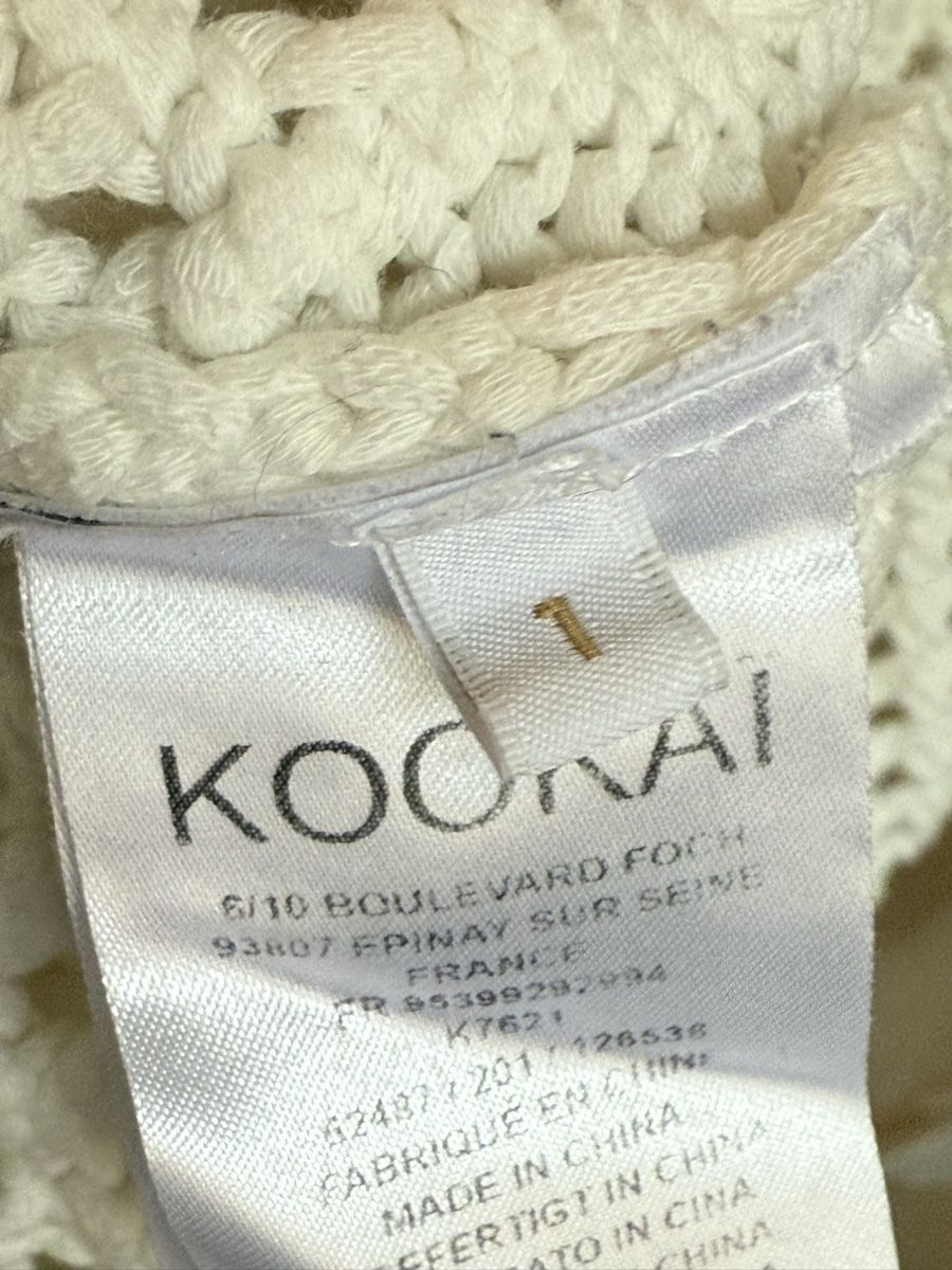Kookai Maglioni & Felpe: Pull maille blanc cassé Kookai, t.XS/34 – Usato da Tavannes venduto da Thriftshop 5