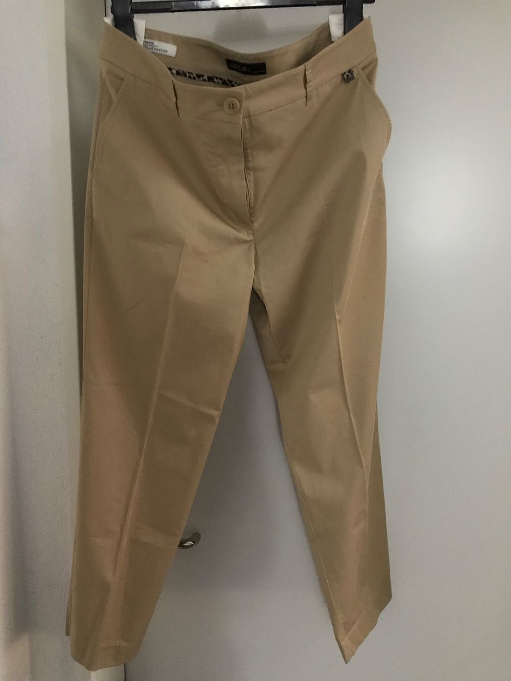 Marc Cain Hosen: Marc Cain Damen Stoffhose, Gr. 42, beige – Gebraucht aus Niederteufen von mix18 1