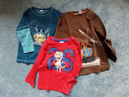3 Langarm Shirts, Gr. 104