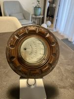 Hygromètre ancien en bois cadre sculpté état correct