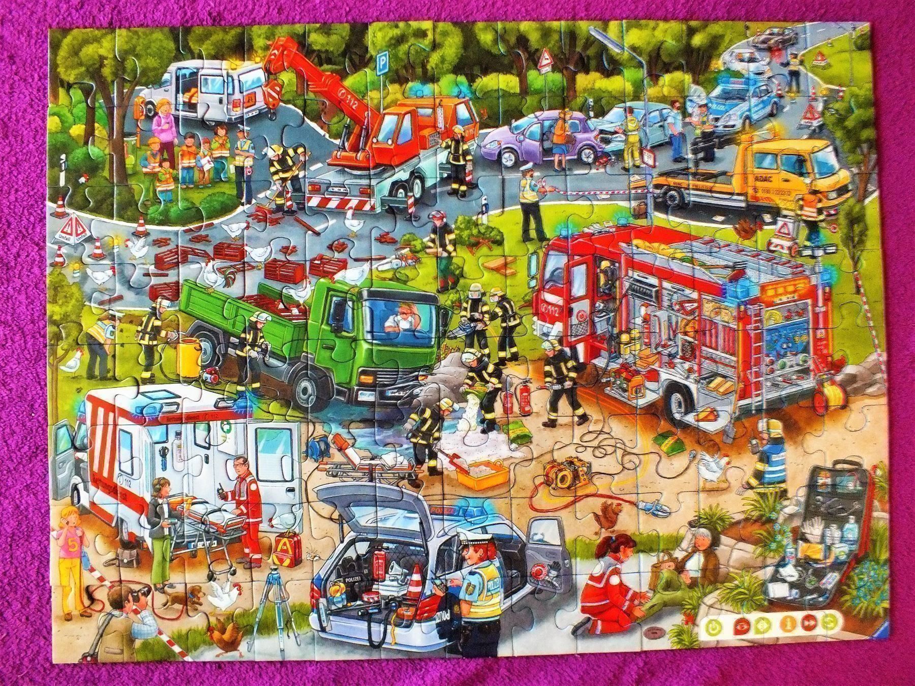 Tiptoi Puzzles: tiptoi Puzzle - Im Einsatz – Gebraucht aus Müllheim Dorf von Seeeule01 3