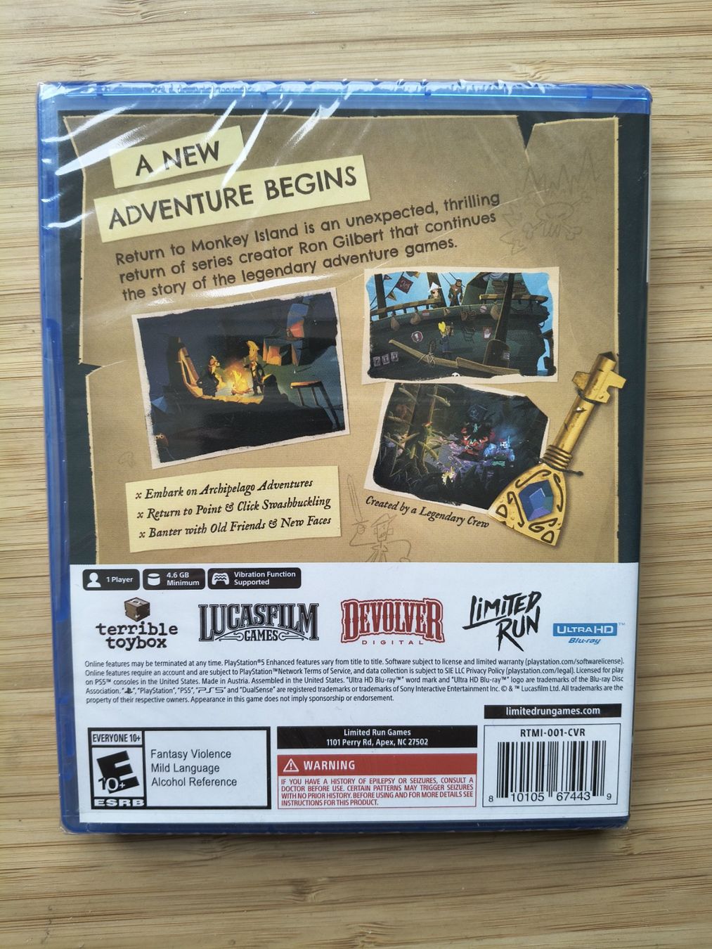 Giochi: Return to Monkey Island Sealed (PS 5) – Nuovo e nell'imballaggio originale da Riedholz venduto da ste_96cd 1