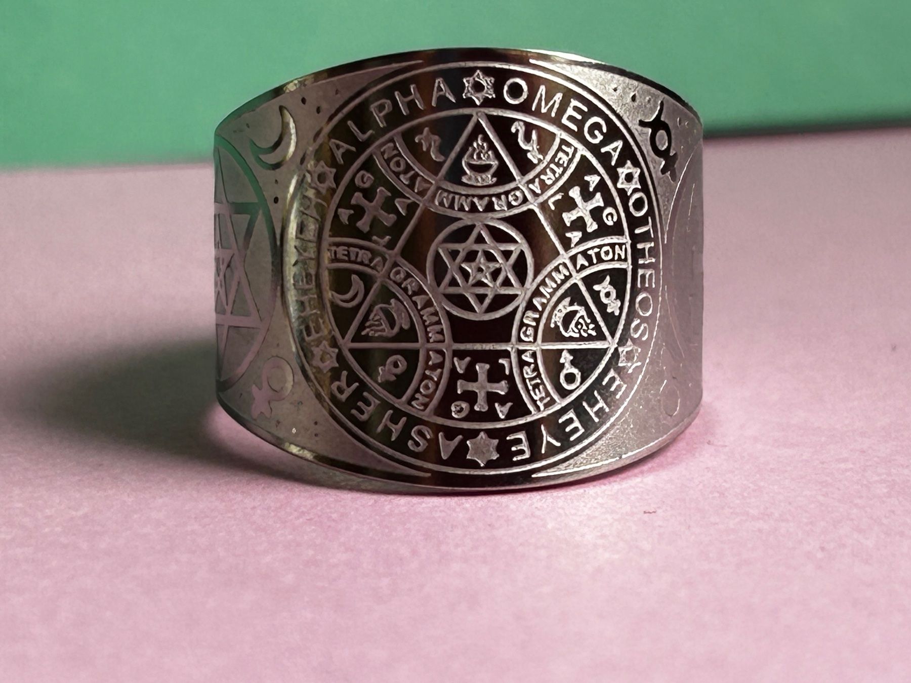Anelli: Fingerring ALL IS ONE Alpha/Omega (60) – Usato da Dittingen venduto da Bellevista