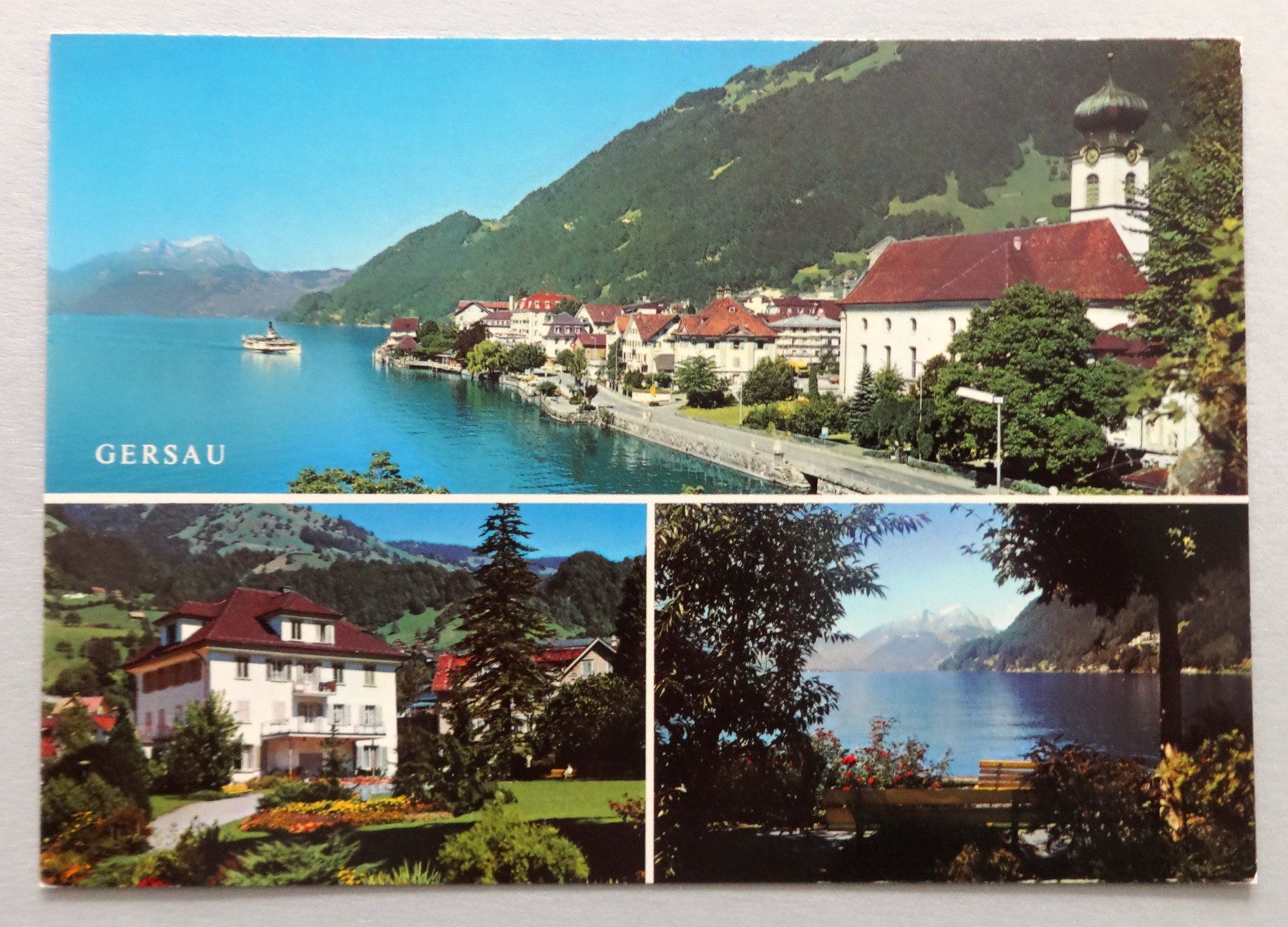 Ansichtskarten: Gersau am Vierwaldstättersee – Gebraucht aus Fétigny von Billy2miny