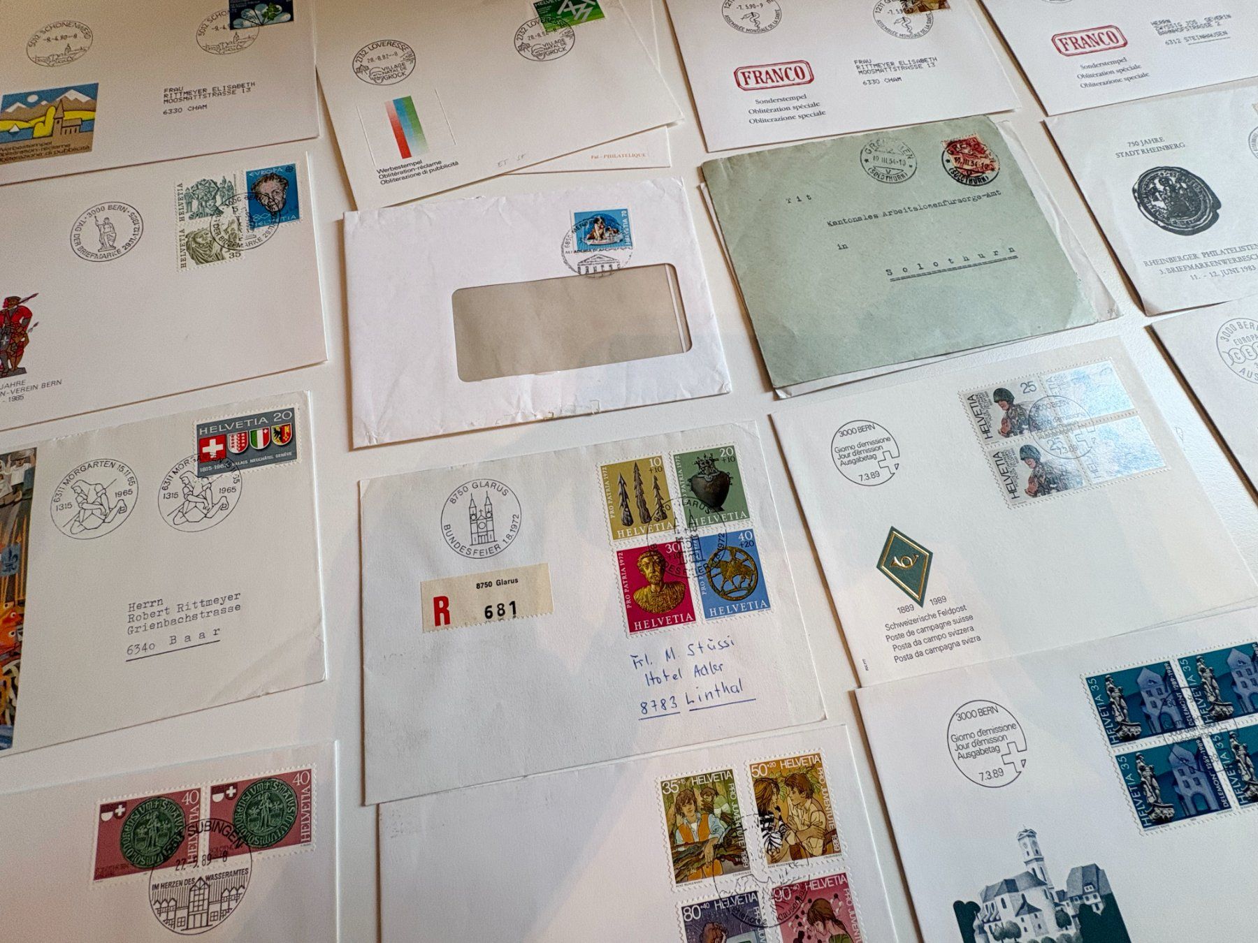 Tutti i francobolli: FDC HELVETIA LOT – Usato da Riva san vitale venduto da abd_p86k 4