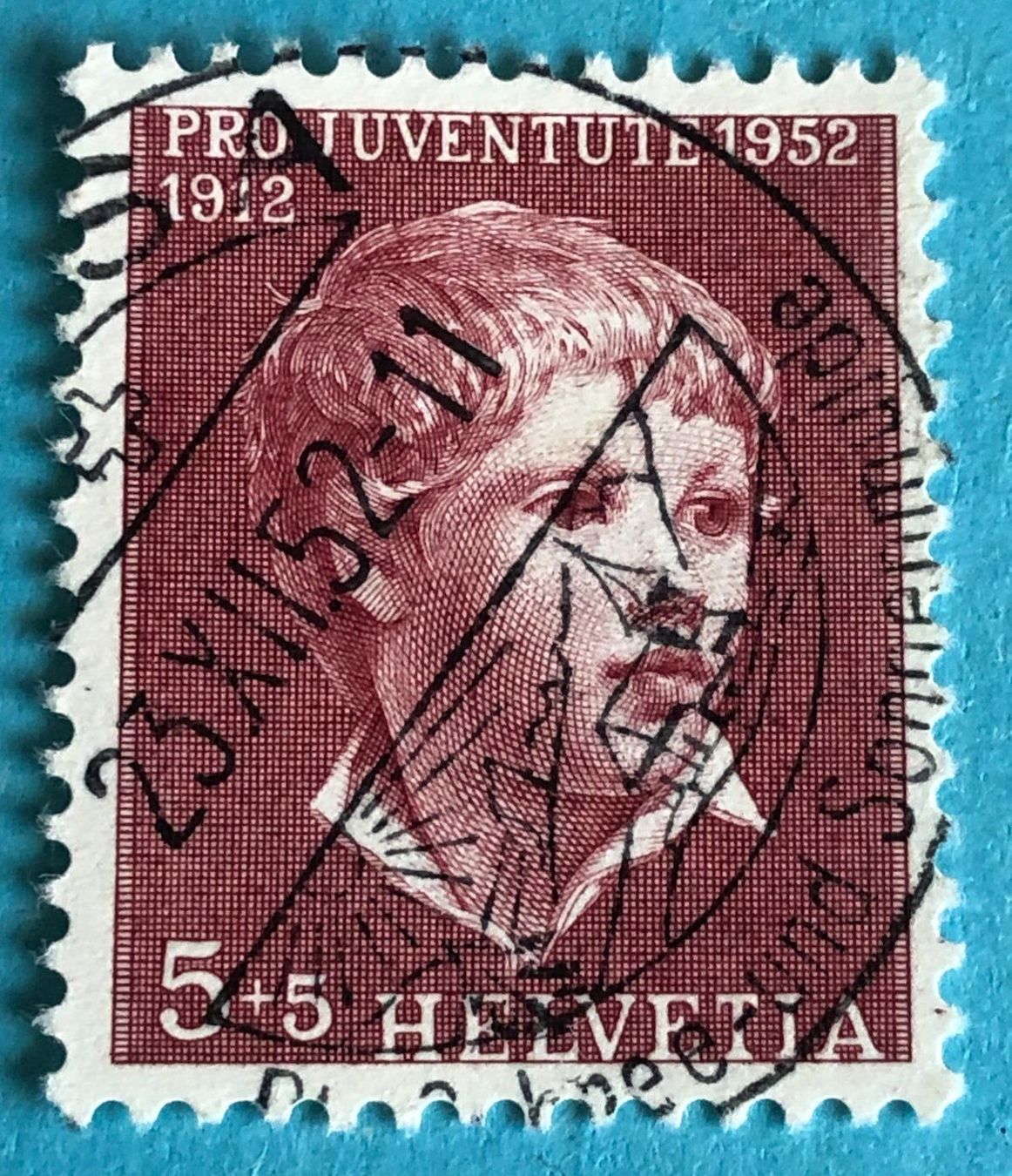 Alle Briefmarken: Nr.J 143 mit Vollstempel – Gebraucht aus Aarau von Billa007