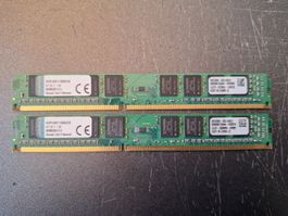 2x 4GB Kingston DDR3 1600 MHz 12800U RAM Kit