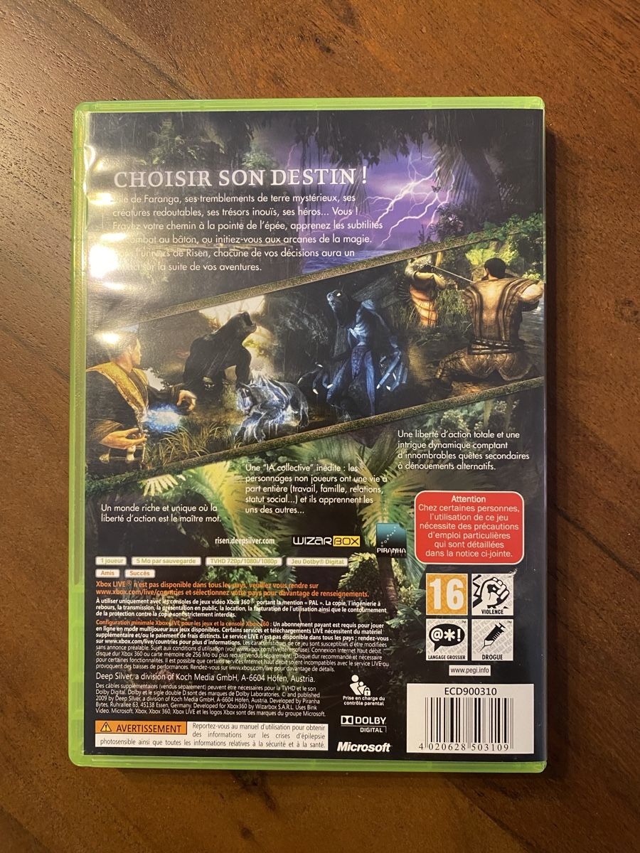 Microsoft Giochi: Risen für Xbox 360 – Usato da Thunstetten venduto da Virus_33 2