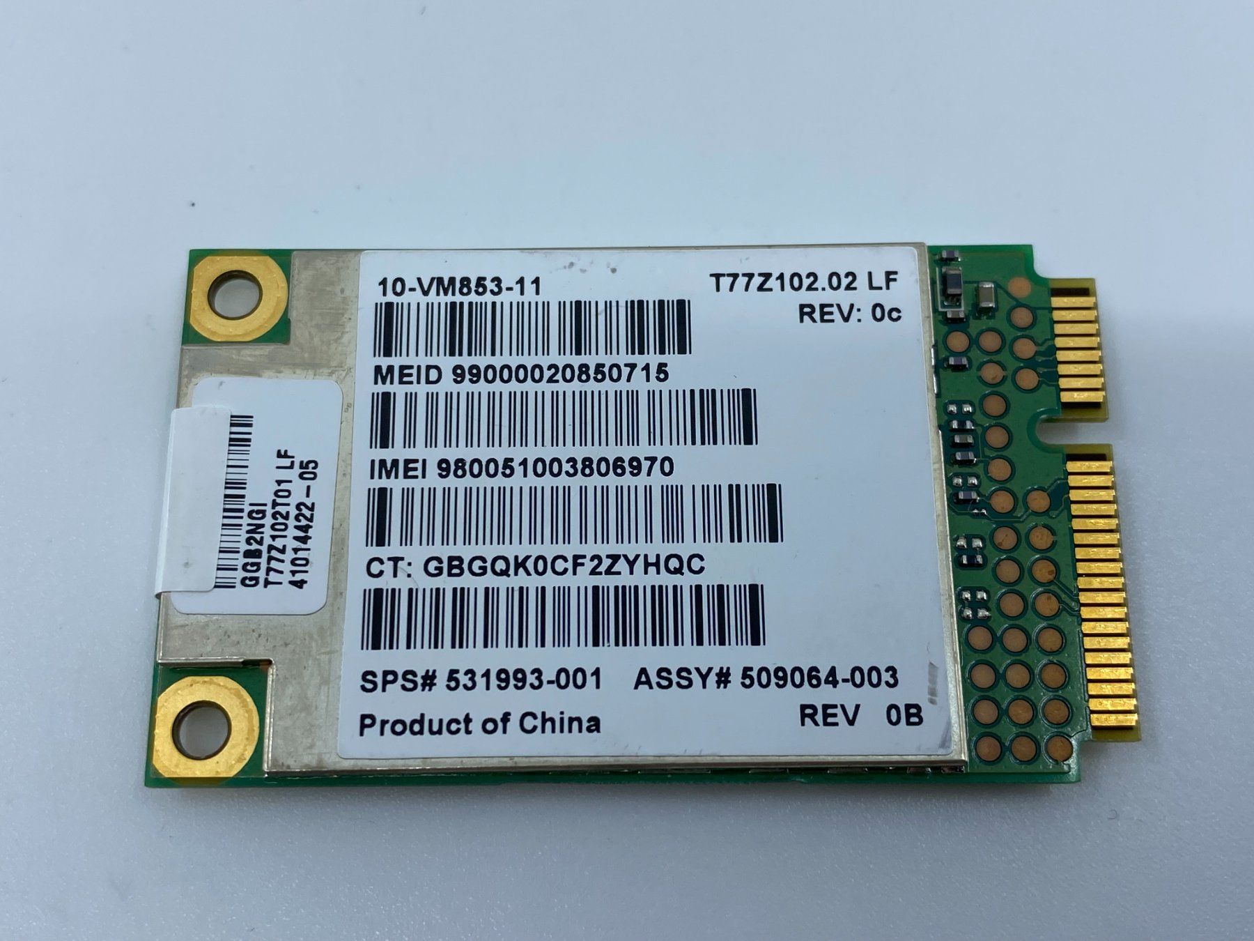 Modems & Routeurs: Qualcomm GOBI 2000 WWAN Modul – D'occasion à Langwiesen par Restposten-24 4