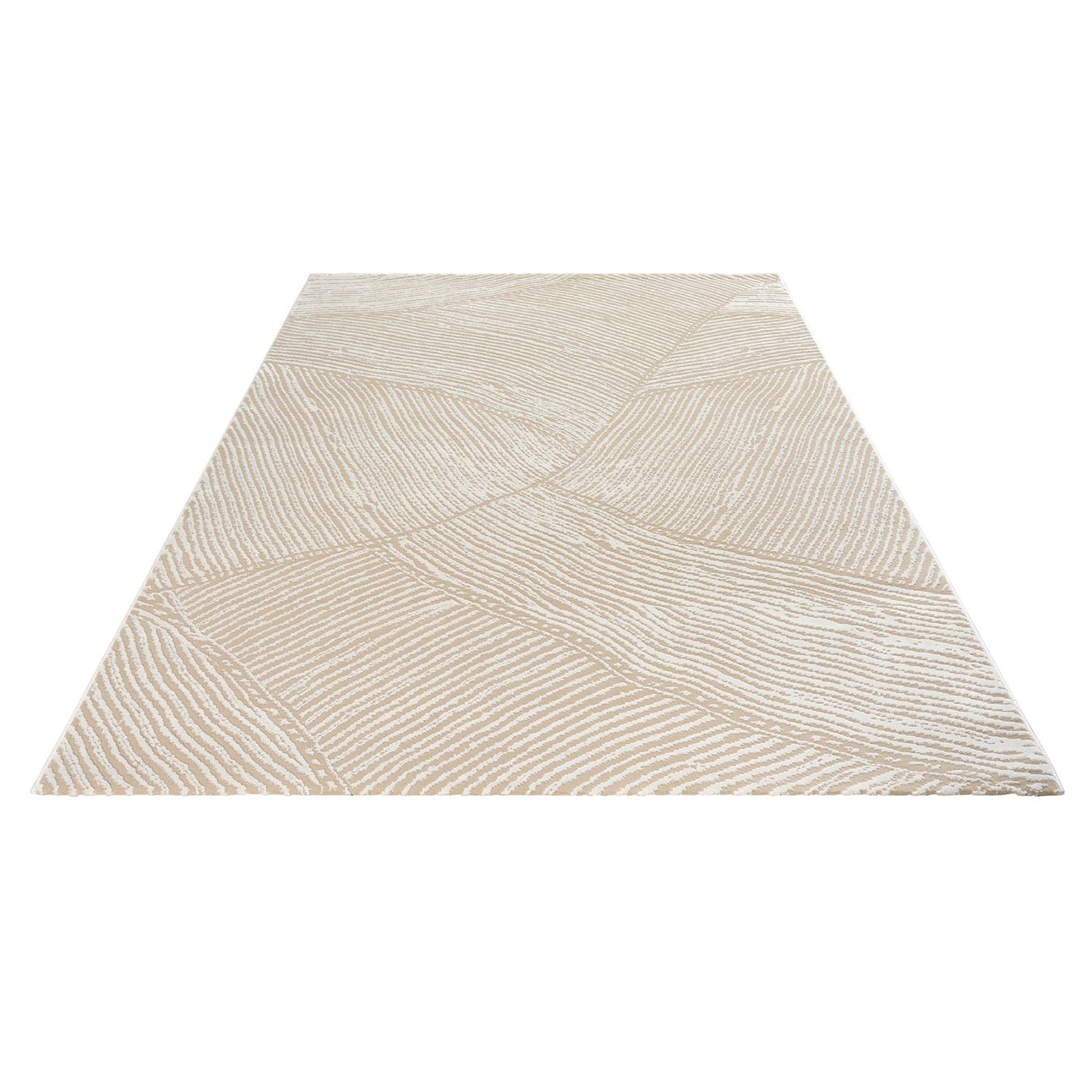 Tappeti: Moderner Teppich, abstraktes Muster, beige, 160x220cm – Nuovo e nell'imballaggio originale da Reinach AG venduto da carpethouse 2
