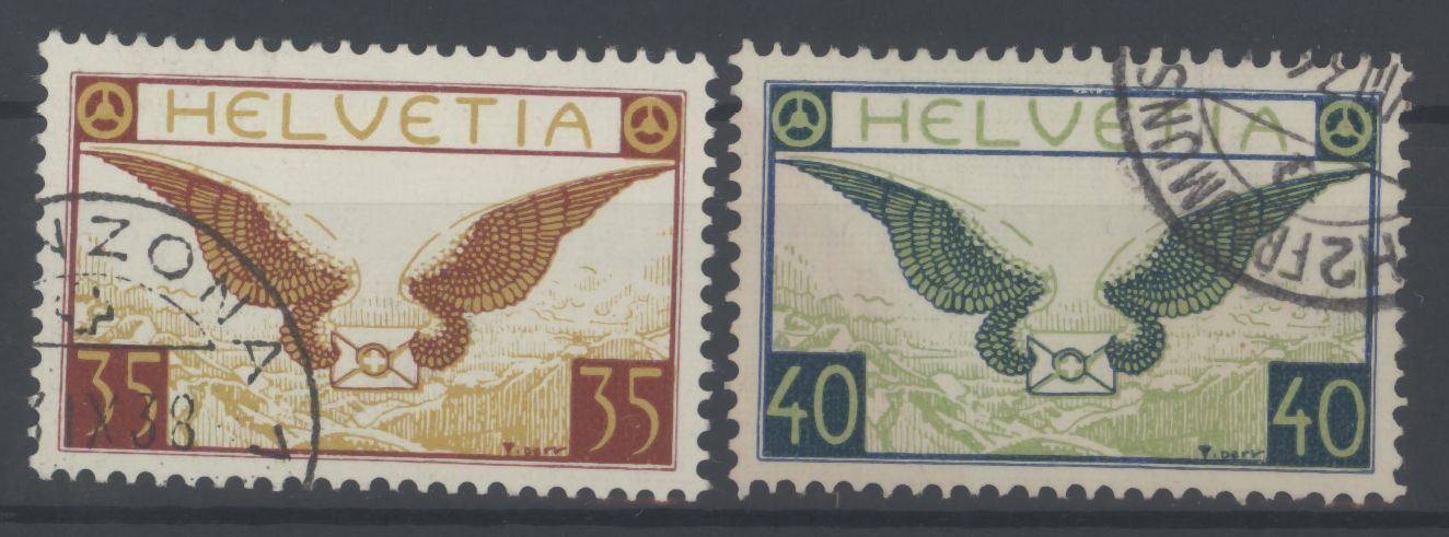 Tutti i francobolli: 1933, Ausgabe XI., geriffeltes Papier – Usato da Willisau venduto da Vollstempel