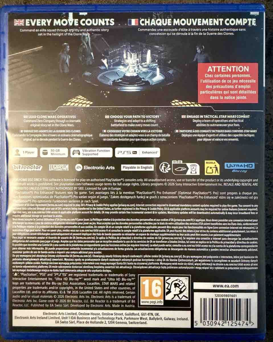 Spiele: Star Wars Zero Company, PS5 – Gebraucht aus Binz von linou523 1