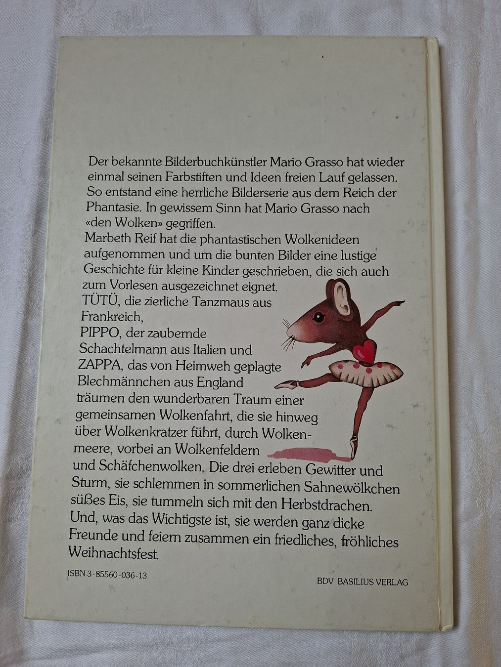 Libri: Die Wolkenfahrt - Süsses Kinderbuch vom Mario Grasso, 1985 – Usato da Klingnau venduto da vollmond36 1