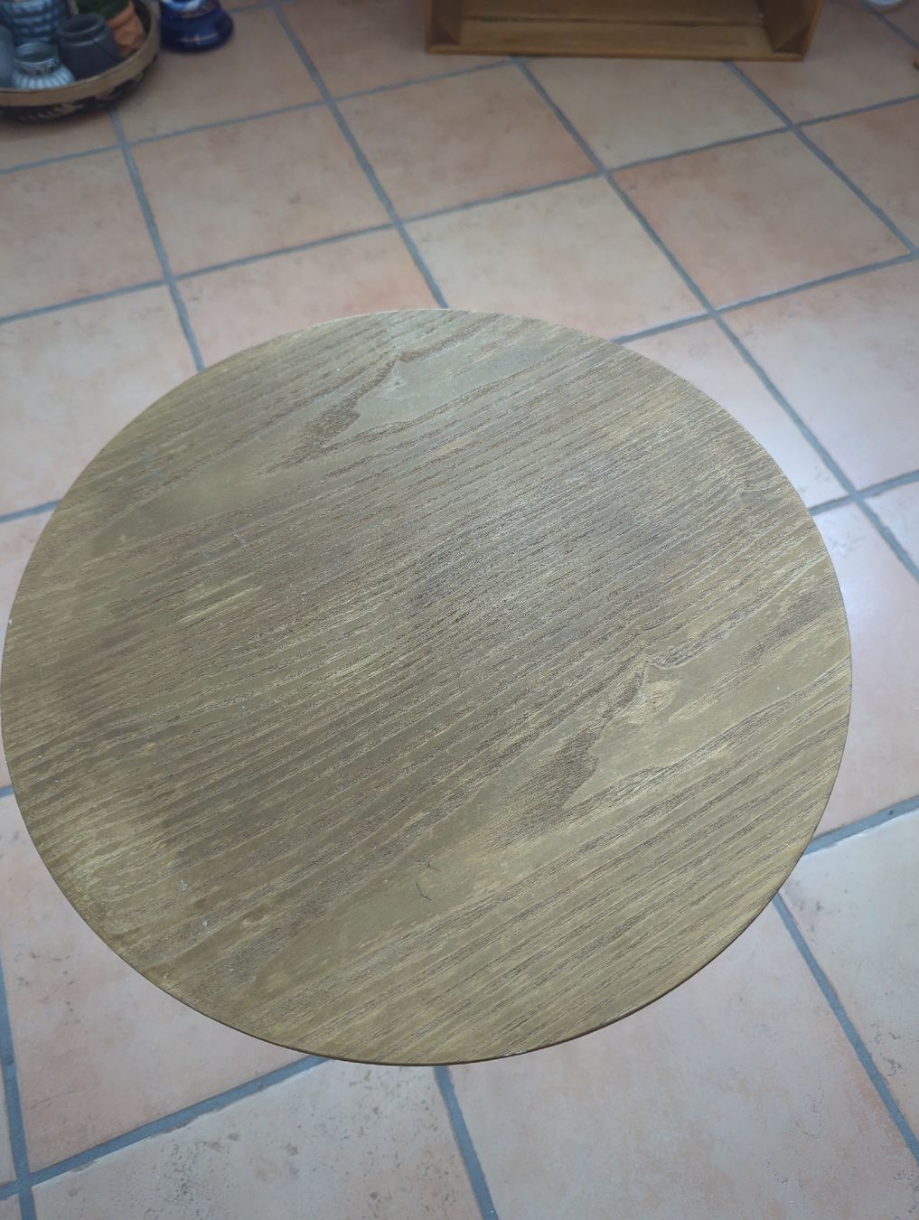 Tavoli: Moderner Beistelltisch Holz Metall schwarz – Usato da Rapperswil SG venduto da sch_y7pb 1