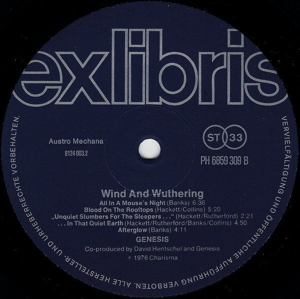 Dischi in vinile: Genesis – Wind & Wuthering – Usato da Brittnau venduto da Zibu 3