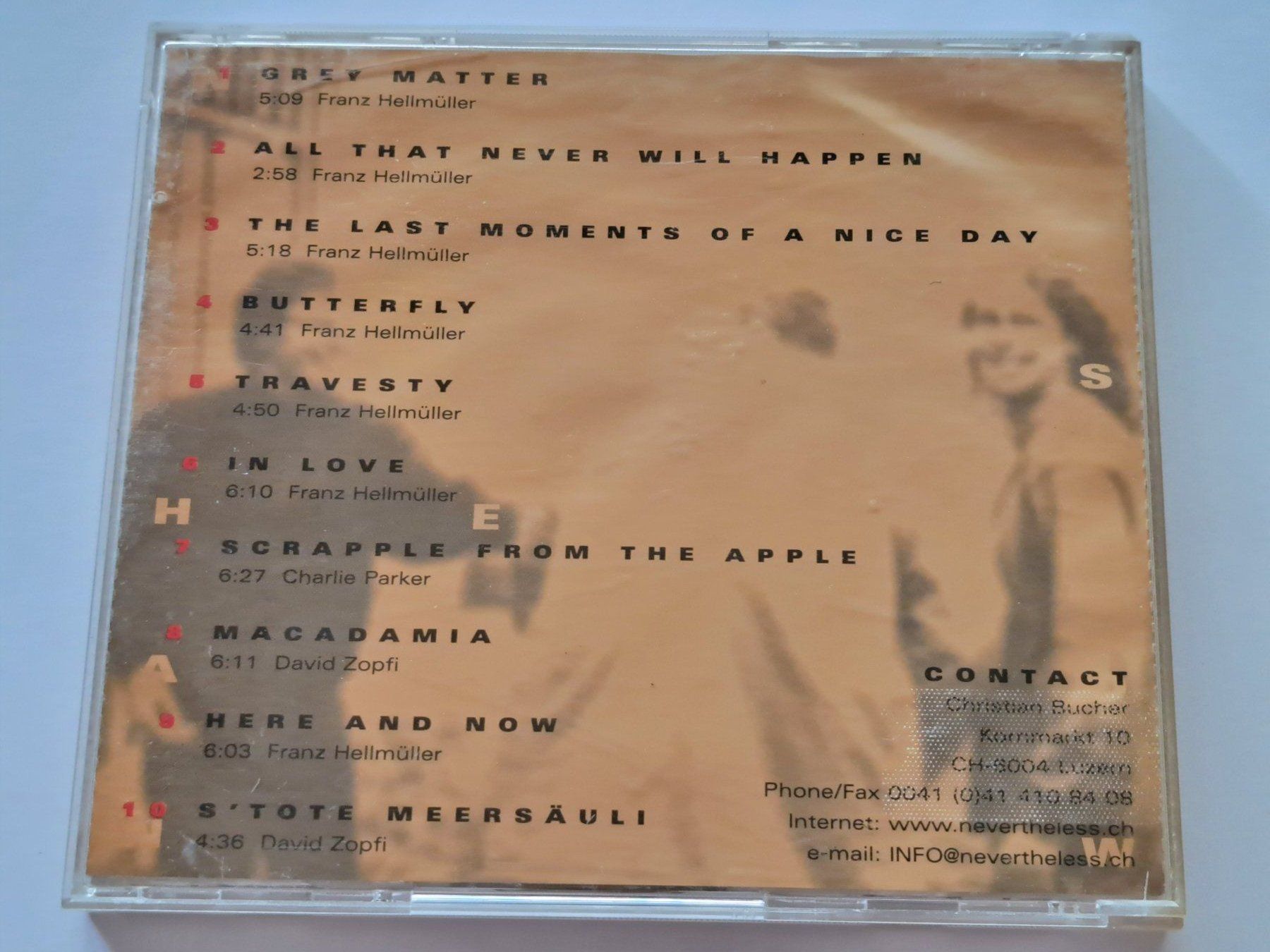 CDs: Cd Nevertheless - Here and now ( Jazz CH )  – D'occasion à Pully par bro_n52j 1