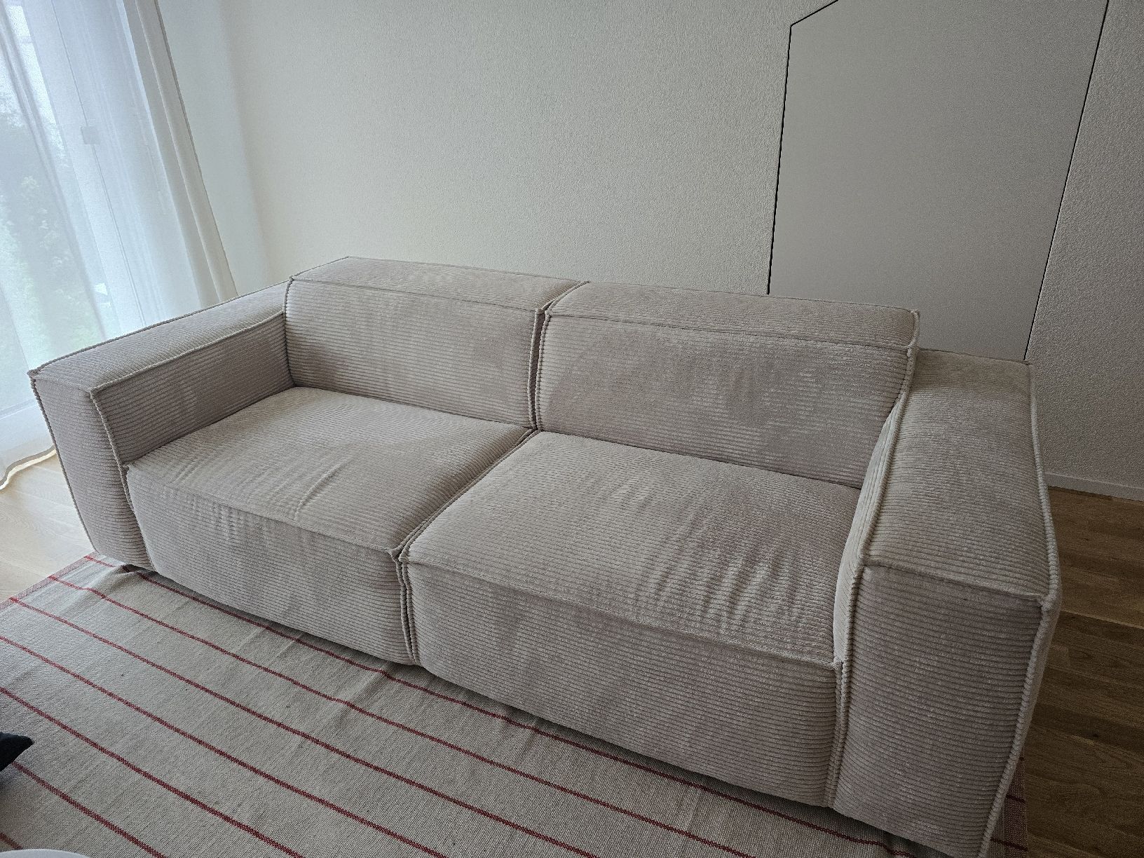 Divani: Cord-Sofa von Studio Copenhagen (Modell "KINX"), Beige – Nuovo (secondo la descrizione) da Bern venduto da Aemtseege 2
