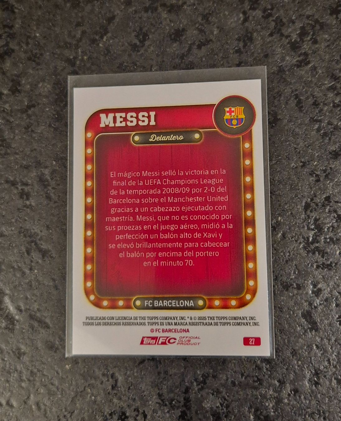 Topps Sammelbilder & Trading cards: Lionel Messi /350 - Barcelona - Topps – Neu (gemäss Beschreibung) aus Burg AG von Danoe 1