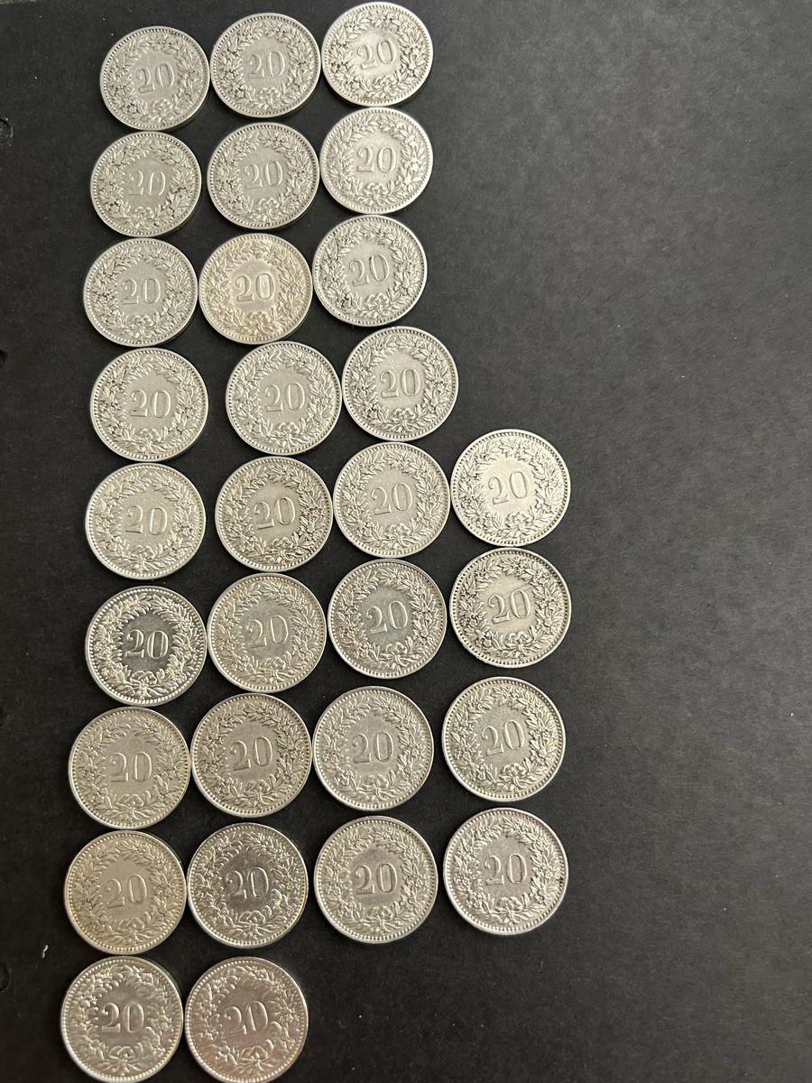 Tutti le monete: Highlight Lot 20 Rappen ab 1883 – Usato da Büttikon AG venduto da Rcook 3