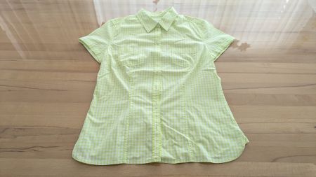 s. Oliver karierte Sommerbluse - 38