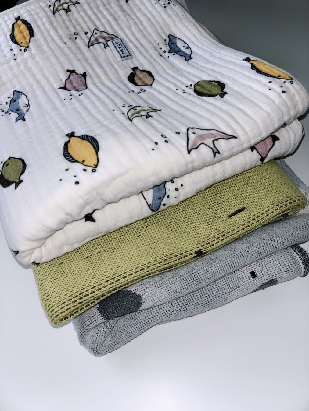 Coperte: 3 süsse Baby-/Kinderdecken – Usato da Zwingen venduto da Fadango