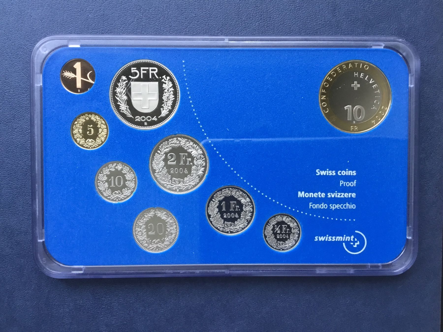 Tutti le monete: Münzsatz Matterhorn 2004 PP – Nuovo e nell'imballaggio originale da St. Margrethen SG venduto da alfapeugeot10 2