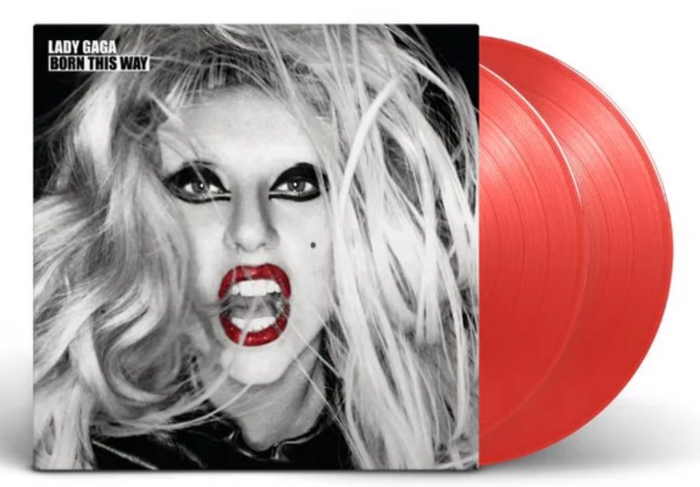 Vinyles: LADY GAGA - BORN THIS WAY - DOUBLE VINYLE ROUGE – Neuf avec emballage d'origine à Lausanne par davzic