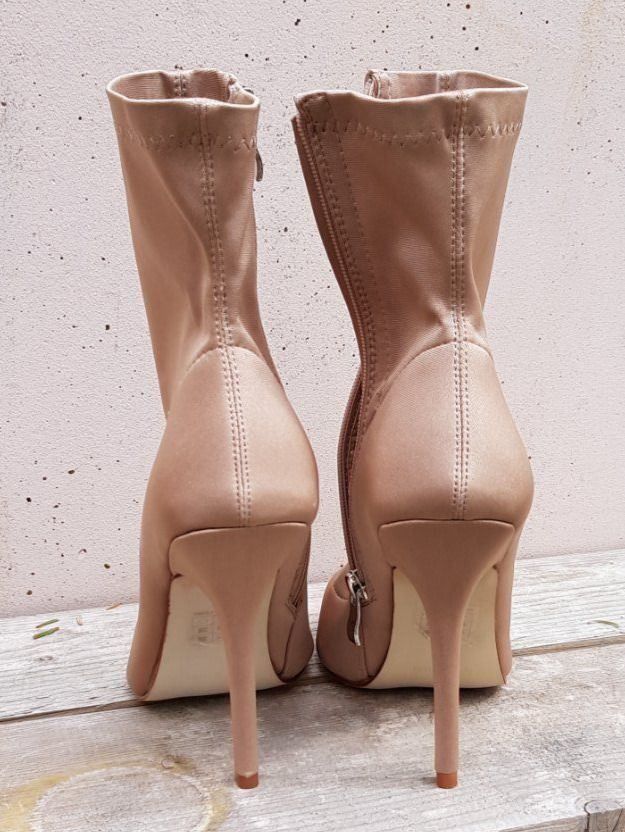 Scarpe da donna: 39 - Grösse, Textilstretch High Heels Stiefeletten – Usato da Nottwil venduto da echtMOMO 4